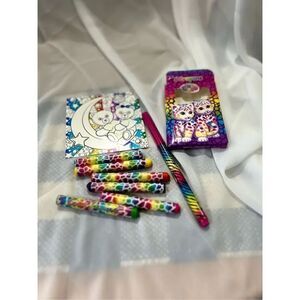 Lisa Frank Crayons and Marker Used